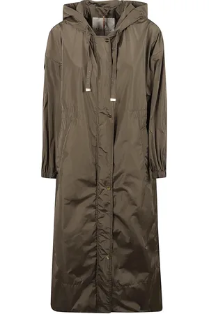 Max Mara Dames, Mantels, Bruin, Maat: 2XS Poliester