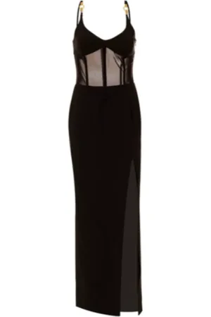 Roberto Cavalli Dames, Jurken, Zwart, Maat: S