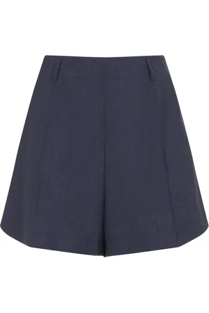 Givenchy Dames, Korte broeken, Blauw, Maat: 34 EU Wol