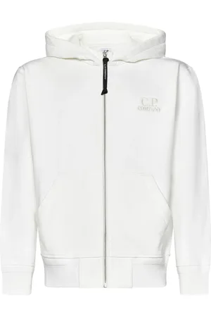 C.P. Company Heren, Sweatshirts & Hoodies, Wit, Maat: S Katoen
