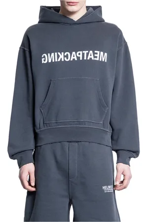 Helmut Lang Heren, Sweatshirts & Hoodies, Grijs, Maat: M Katoen