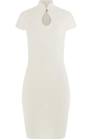 Guess Dames, Jurken, Wit, Maat: S Viscose