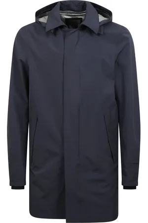 HERNO Heren, Mantels, Blauw, Maat: 2XL