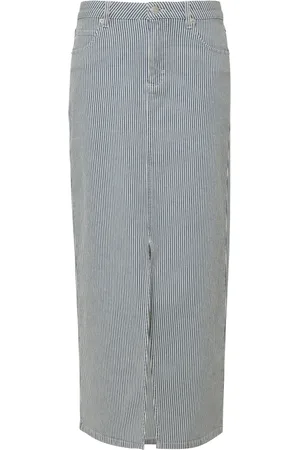 Comma, Dames, Rokken, Blauw, Maat: M Denim