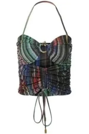 Roberto Cavalli Dames, Tops, Veelkleurig, Maat: 2XS