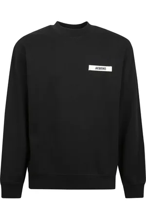 Jacquemus Heren, Sweatshirts & Hoodies, Zwart, Maat: M Katoen