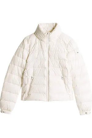 Tommy Hilfiger Dames, Jassen, Wit, Maat: L