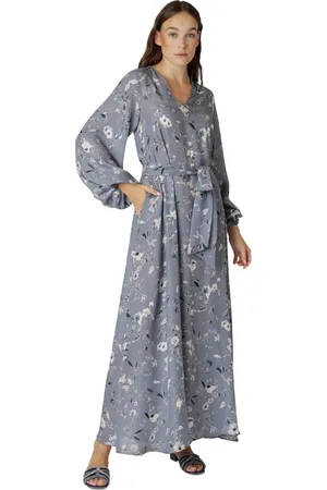 ELEVENTY Dames, Jurken, Blauw, Maat: S Zijde
