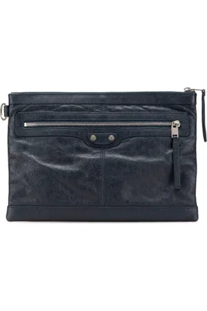Balenciaga Dames, Pre-owned, Blauw, Maat: ONE Size Leer