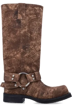 Acne Studios Dames, Schoenen, Bruin, Maat: 40 EU Denim