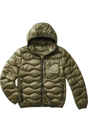 Blauer Heren, Jassen, Groen, Maat: 2XL Nylon