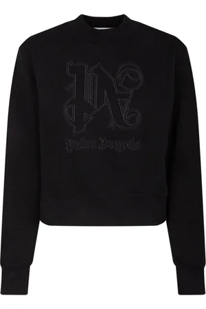 Palm Angels Dames, Sweatshirts & Hoodies, Zwart, Maat: XS Katoen