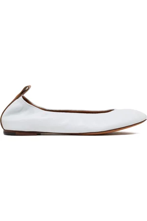 Lanvin Dames, Schoenen, Wit, Maat: 39 EU Leer