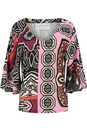 Helena hart Dames, Blouses & Shirts, Roze, Maat: M