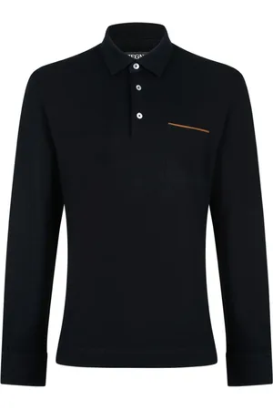 Ermenegildo Zegna Heren, Tops, Zwart, Maat: XL Katoen