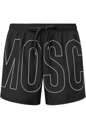 Moschino Heren, Badkleding, Zwart, Maat: 2XL Nylon