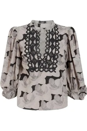 Jansen Amsterdam Dames, Blouses & Shirts, Veelkleurig, Maat: S