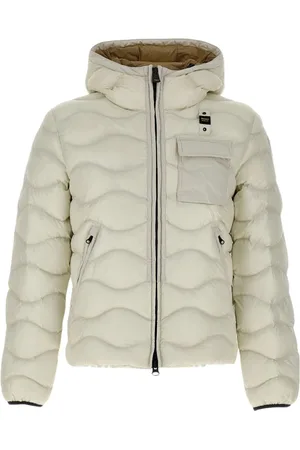 Blauer Heren, Jassen, Wit, Maat: L Nylon