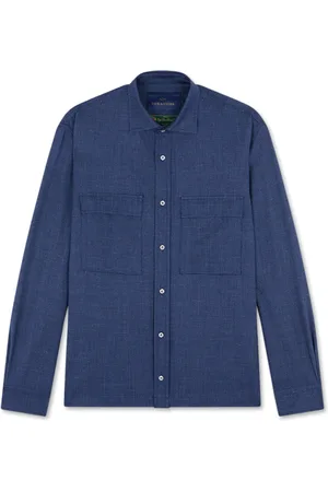 Paul & Shark Heren, Overhemden, Blauw, Maat: 2XL Wol