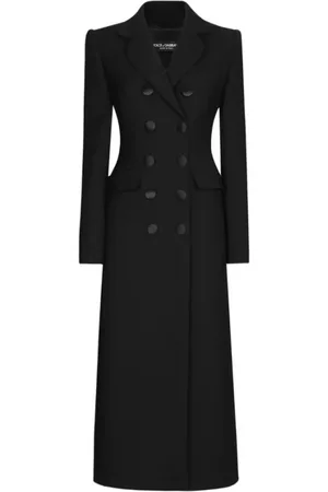 Dolce & Gabbana Dames, Mantels, Zwart, Maat: M