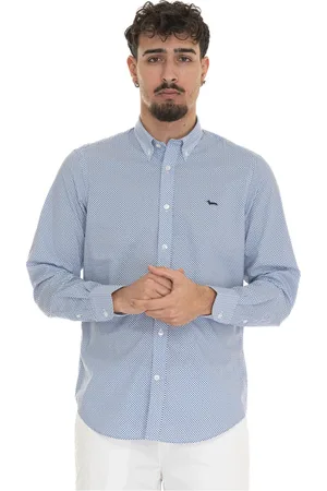 HARMONT&BLAINE Heren, Overhemden, Blauw, Maat: XL