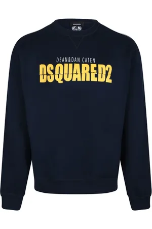 Dsquared2 Heren, Sweatshirts & Hoodies, Blauw, Maat: L Katoen