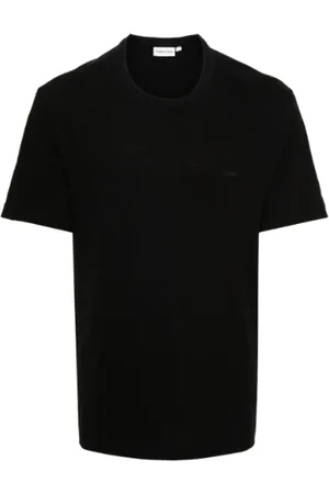 Calvin Klein Heren, Tops, Zwart, Maat: L Katoen