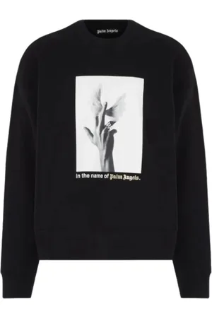 Palm Angels Heren, Sweatshirts & Hoodies, Zwart, Maat: XL