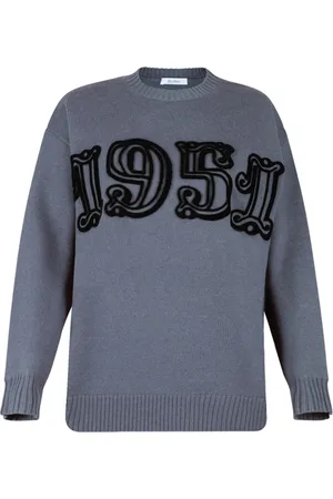 Max Mara Dames, Truien, Grijs, Maat: M Wol