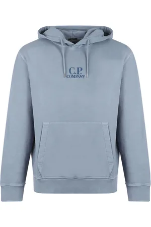 C.P. Company Heren, Sweatshirts & Hoodies, Blauw, Maat: XL Katoen