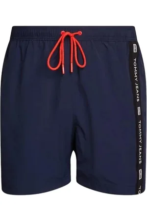Tommy Hilfiger Heren, Badkleding, Blauw, Maat: S