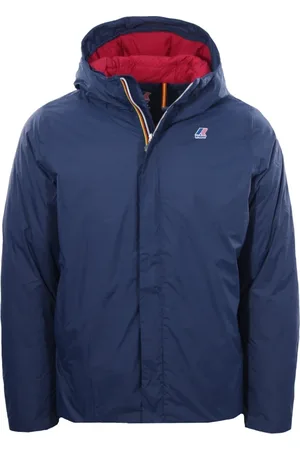 K-Way Heren, Jassen, Blauw, Maat: 2XL Nylon
