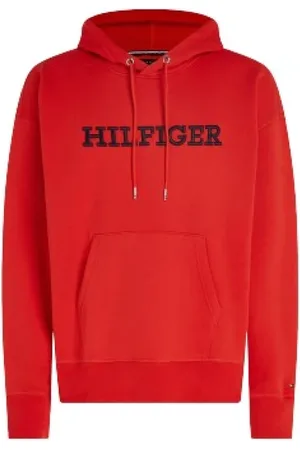 Tommy Hilfiger Heren, Sweatshirts & Hoodies, Rood, Maat: M