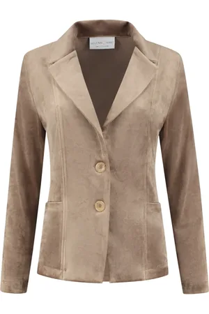 Helena hart Dames, Jassen, Bruin, Maat: S Velours
