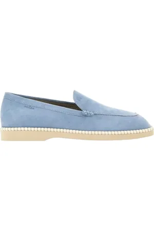 Hogan Dames, Schoenen, Blauw, Maat: 39 EU Linnen