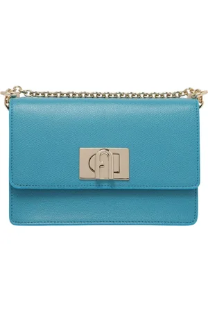 Furla Dames, Tassen, Blauw, Maat: ONE Size Leer