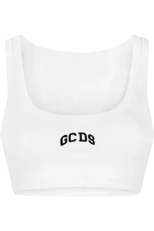 GCDS Dames, Tops, Wit, Maat: S Katoen