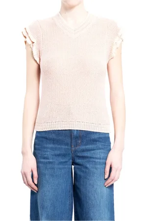 Chloé Dames, Truien, Roze, Maat: M Wol
