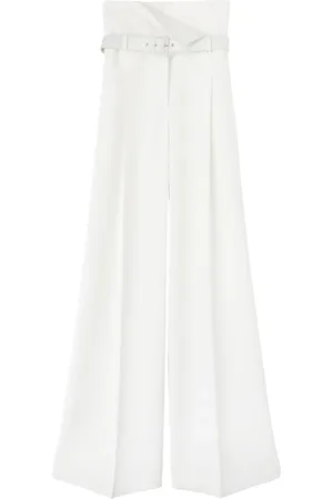 ERMANNO SCERVINO Dames, Broeken, Wit, Maat: S Viscose
