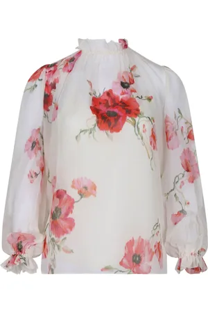 ZIMMERMANN Dames, Blouses & Shirts, Veelkleurig, Maat: L Katoen