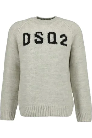 Dsquared2 Heren, Truien, Grijs, Maat: L Wol