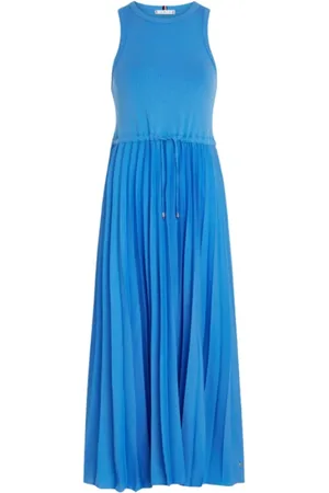 Tommy Hilfiger Dames, Jurken, Blauw, Maat: M
