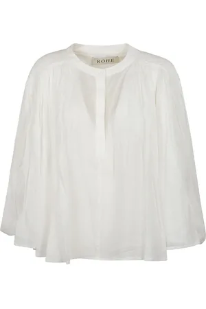 Rohe Dames, Blouses & Shirts, Wit, Maat: M