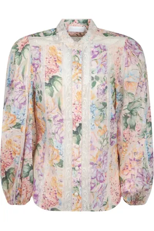 ZIMMERMANN Dames, Blouses & Shirts, Veelkleurig, Maat: M Katoen