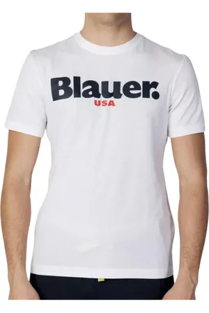 Blauer Heren, Tops, Wit, Maat: S Katoen