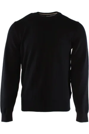 HUGO BOSS Heren, Truien, Blauw, Maat: 2XL Katoen