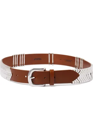 Isabel Marant Dames, Accessoires, Bruin, Maat: 80 CM Leer