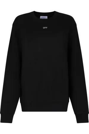 OFF-WHITE Dames, Sweatshirts & Hoodies, Zwart, Maat: S Katoen