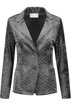Helena hart Dames, Jassen, Grijs, Maat: L Velours