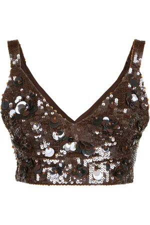 P.A.R.O.S.H. Dames, Tops, Bruin, Maat: S